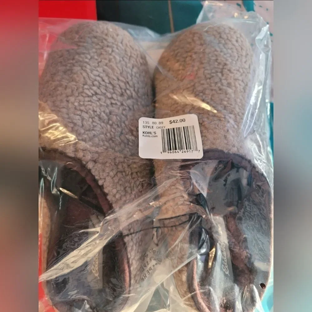 Eddie Bauer Sherpa Clog Slippers - Size XL (12-13)